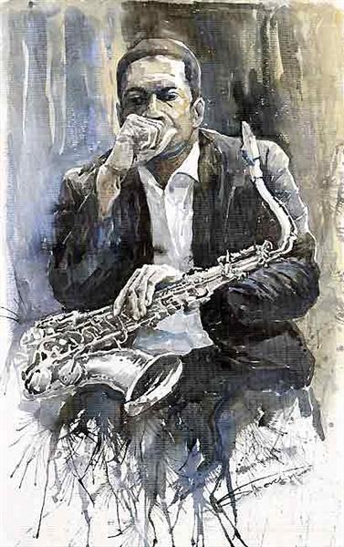 Jazz Saxophonist John Coltrane